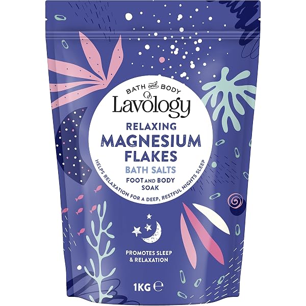 Absolute Aromas Entspannungs-Badesalz Mit Magnesiumsulfat & ätherischen Ölen – Kamille, Lavendel, Mandarine, 575 G