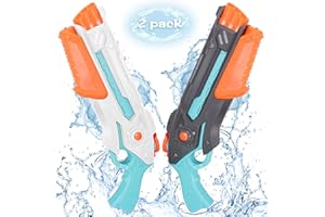FOSUBOO Pool Toys for Kids Adults, 2 Packs Water Guns for 3 4 5 6+ Year Old, Water Pistols for Cats Dogs Training, Super Water Blaster Guns for Outdoor Garden Swimming Pool, Summer Toys for Outside Water Fun
