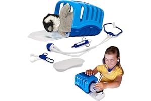 My Little Vet Basket - Baby Penguin Set from Deluxebase. Vet Doctors Toy Set for Kids. A cute animal set that is ideal for pretend play