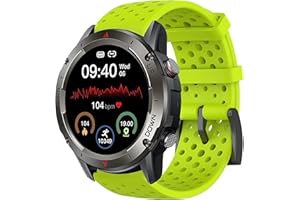 Blueshaweu Armband Kompatibel Für Motsfit/PASONOMI Smartwatch 1,39" NX9, Classic Sport Silikon Ersatz Uhrenarmband Für Motsfit NX9 / PASONOMI NX9 Smartwatch