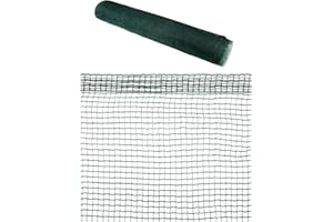 IlGruppone Rotolo Rete Antigrandine A Doppia Trama Extra Rinforzata Antistrappo Lunghezza 10 Metri Varie Altezze Ammortizzante di Facile Installazione Protezione Auto Orti Coltivazioni - 4.0x10Metri