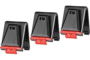 KIRNER Diggers Tools Set of 3 Quick Klik Adapters [Replacement Clips at Economy Price] - Flexible Combinable Tool Bag Belt - High-Quality Belt Bag Tool for Electricians, Roofers & Carpenters