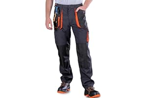 BWOLF Atlas Pantalon de Travail Homme Pantalon Travail Homme Classique avec Poches Multifonctionnelles + Renforcé de Polyester 600D
