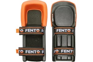 FENTO Max | Extra Long Knee Pads for Men | Heavy duty Knee Protection with Adjustable Straps | Comfortable Knee Pads for Flooring, Constructions Works, Roofing, and Landscaping