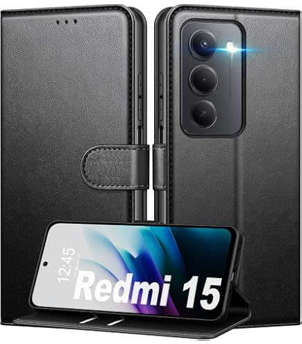 OKZone Cover per Xiaomi Redmi Note 8 PRO, Custodia Flip Pelle Portafoglio Magnetica Libro con Slot