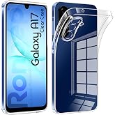 Rongep Samsung Galaxy A17 i&ccedil;in Şeffaf Telefon Kılıfı Kamera Y&uuml;kseltili Esnek ve Hafif Tasarımlı Galaxy A17 Kılıfı Darbelere v