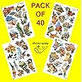 India Heritage State-Shaped Sticker Set (40 Stickers) - Waterproof & Durable Stickers Perfect for Laptops, Water Bottles, and Notebooks Peel & Stick Design, Easy to Remove Without Residue