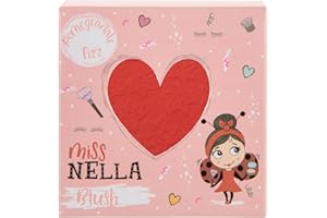 MISS NELLA Makeup for Kids Blush - Pomegranate Fizz, kids cosmetic toy, Non -toxic makeup for children