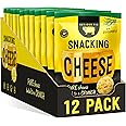 SERIOUS PIG - Crunchy Snacking Cheese Snacks, Keto Friendly, High Protein, Low Carb, Gluten Free, Vegetarian, Pub Snacks, Made from 100% Real Italian Cheese (Rosemary) (12 x 24g)