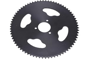 VGEBY Pignon arrière en Acier T8F 74T dent 35MM Accessoires de Remplacement de Moto durables en Acier Noir