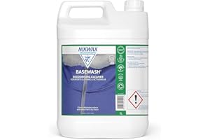 Nikwax BASE WASH, High Performance Deodorising Sports Fabric Cleaner & Conditioner, Cleans & Inhibits Odour Build-up