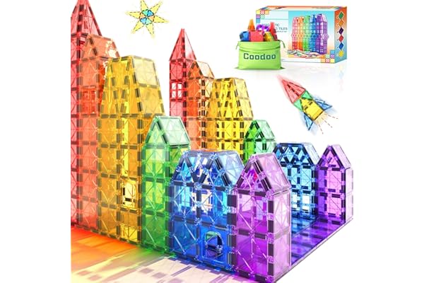 Bloques Magnéticos de Construcción Juguete Educativo Montessori para Niños y Niñas de 2 y 3 Años Bloques Magnéticos para Construcción Infantil Juguetes para Niños 2 Años Juguetes para Niños 3 Años