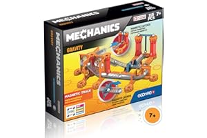 Geomag Mechanics Gravity 772, Magnetic Track, Jeu de Construction, 7 ans to 99 ans, 115 Pièces