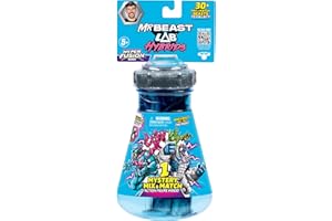 Crée Le Monstre suprême avec Les Millions de Combinaisons des Coffrets individuels MrBeast Lab Hybrids, Découvre des éléments pour créer 1 des 10 Figurines Hybrides de 10 cm, + de 30 à Collectionner