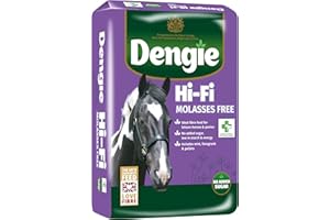 Dengie Hi Fi Molasses Free 20kg Horse Feed - Low Calorie & Sugar Chaff - Suitable for Horses Prone to Laminitis, EMS & PPID