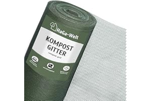 HaGa Kompostgitter 0,8m Breite - Hochwertiger Kunststoff für Abfall & Recycling - Praktische Größe für Komposter, Schnellkomposter & Thermokomposter (Meterware)