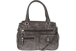 Christian Wippermann große Damen Umhängetasche Tasche Schultertasche in Leder Optik