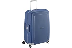 Samsonite S'Cure - Hartschalenkoffer 69 cm Mittelgroß - Trolley Koffer mit 4 Rollen, TSA-Schloss, Leicht - 79 L - Blau (Dark Blue)