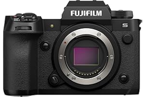 FUJIFILM X-H2S Fotocamera Digitale Mirrorless 26MP, solo corpo, Sensore X-Trans CMOS 5 HS Stacked, raffica 40fps, IBIS, Filmati 6.2K OPEN GATE 30p, Mirino EVF, Schermo LCD 3" Touch Vari-angle, Nero