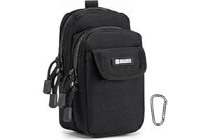 SPAHER Sac Banane de randonnée Sport Ensembles de Taille Armée Militaire Molle Tactique Sac de Ceinture de Voyage Sac de Pochette pour De Plein air Imperméable Camping Running cellulaire Cyclisme