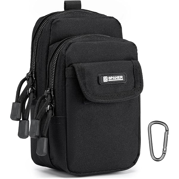 Borsa Mini Tattico,Borse Accessori Multifunzionale,Marsupio Impermeabile in 1000D per Campeggio Escursionismo