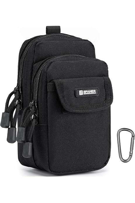 Marsupio Nascosto Da Viaggio Borsa Da Cintura MoKo - Marsupio Antifurto Impermeabile, Porta Oggetti Con Protezione RFID, Grigio Borsetta Nascosta Marsupio Da Viaggio