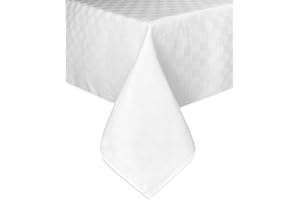 Tex family Servizio tovaglia FIANDRA Bianca Puro Cotone con TOVAGLIOLI - Cm. 140x300 + 12 tovaglioli