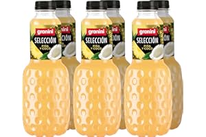 Granini Bebida a base de zumo de Piña y Coco Pack 6 x 1 Litro- PET