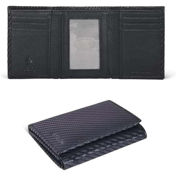 Bosca Men's Nappa Vitello Front Pocket Wallet – Black Leather, Slim Money Clip Wallet