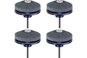 Honoson Set of 4 Sharpeners for Blunt Blades of Lawnmowers, Knife Sharpeners, Lawn Mowers for Most Drills, Hand Drills, Garden Tools