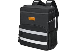 KIXIMAY 30L Kühltasche Groß Faltbar Kühlbox, Kühltasche für Essen & Getränke, Kühltasche Picknicktasche, Isolierte Thermotasche, Kühltasche Auto für Strand/Picknick/Camping/BBQ