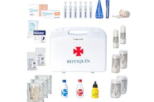 Ferretelix®. Botiquin maletin primeros auxilios con dotacion (medidas 310 x 270 x 80 mm.) G