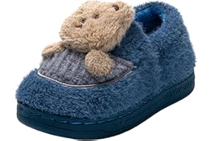 JOMIX Kapcie dla dzieci zimowe kapcie dla dzieci zamknięte kapcie ciepłe owłosione domowe