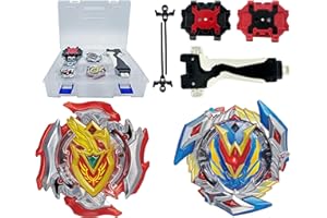 Gytobytle 2in1 Bey Peonzas with Casilla Blade Conjunto de Peonza Juguetes, with Launcher Asas