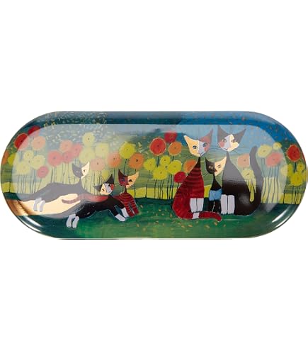 Étui à Lunettes Fridolin Art Nouveau Zodiak - Métal Multicolore, 16x6.6x2.8 Cm - Design Unique Et Protecteur