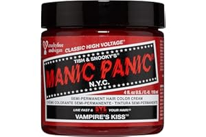 Manic Panic Vampire's Kiss Classic Creme, Vegan, Cruelty Free, Red Semi Permanent Hair Dye 118ml