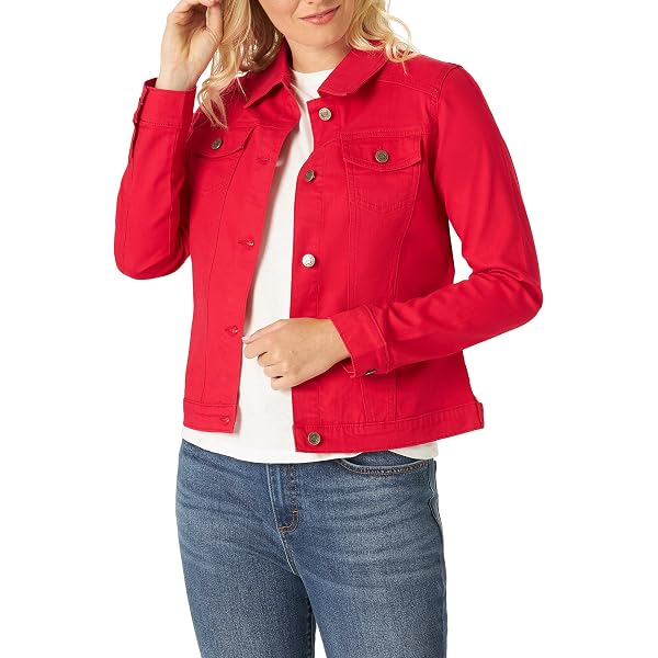 J.Corrine Veste En Jean Femme Vintage - Style Camionneur Classique Avec Design Cousu
