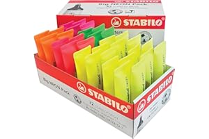 Stabilo NEON zakreślacz - zestaw 10 sztuk 5 (50 zakreślaczy) - żółty