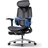 Hbada E3 Air 2026 Edition Silla Ergon&oacute;mica Oficina con Soporte Lumbar 3 Zonas, Reposacabezas y Brazos 4D, Ajuste Autom&aacute;tico d