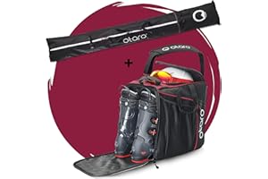 Otaro Bolsa para Botas de esquí Premium con Compartimento para Casco