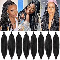 Beyond Beauty 6 Packs/Lot Nu Faux Locs Crochet Hair 18 Inches Pre-looped Goddess Locs Crochet Hair Soft Dreadlocks Synthetic Hair Extensions 18 Strands/Pack(T350