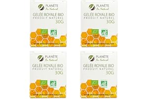 Planète au Naturel Gelée Royale Bio - 120g - 4 Boites de 30g