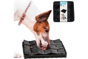 GEEGOODS Slow feeder dog bowl, snuffle mat for dogs - licky mats for dogs, Non-slip silicone dog toys for boredom - indestructible dog toys, dog puzzle toys, puzzle mat - dog lick mats, dog enrichment toy