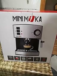 Amazon.es:Opiniones de clientes: Mini Moka 999319000 Cafetera Espreso 15  Bar / 850 W / 1,6 L, 1 Cups, 0 Decibeles, Acero Inoxidable