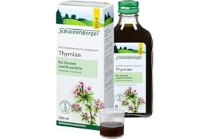 SCHOENENBERGER Salus Thyme Organic 100% Pure Fresh Plant Juice 200 ml