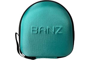 Banz Kidz Ohrenschützer-Etui 2+ Jahre – Lagoon Blue – Reiseetui für Kinder & Kleinkinder Kopfhörer-Schutz – leicht, kompakt und langlebig Ohrenschützer-Behälter