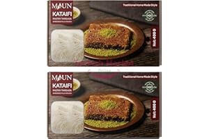 GENERIC The Best Match use Dubai Chocolate Original Melis Fresh Kataifi 2 Pack Kadayif Shredded Fillo Dough Pastry Threads Taze Kadayif for Dubai Chocolate 400 Gr by Turkish Online Market UK