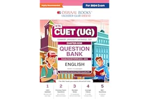 Oswaal NTA CUET (UG)| Question Bank Chapterwise & Topicwise English For 2024 Exam