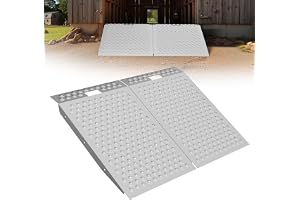 PURFINO 91 cm x 122 cm skjulramp för åkgräsklippare och gräsmattsutrustning – 680 kg kapacitet halkfri hålplattramp för ATV