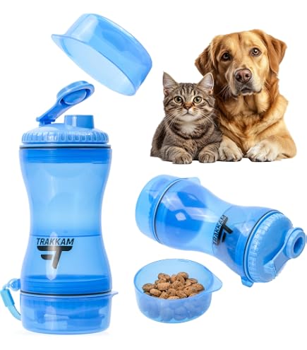 Felenny Ciotola rialzata per cani rialzata regolabile con 4 altezze senza fuoriuscita di acqua lenta per cani e gatti